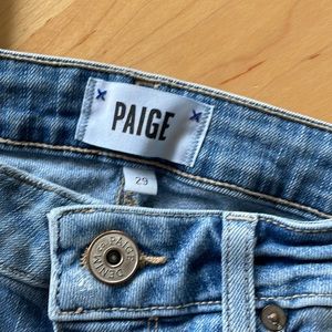 Paige skinny jeans size 29
